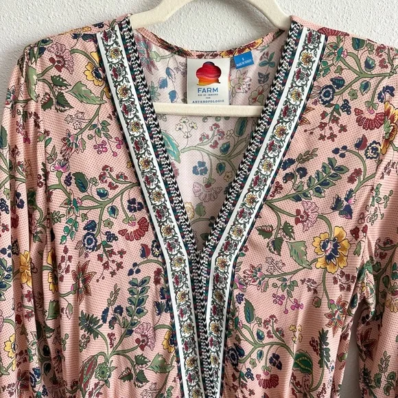 FARM Rio Floral Maxi Dress - Pink and Blue - Picture 8 of 13